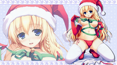 Anime girls Santa outfit