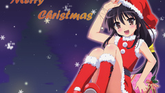 Anime girls Santa outfit