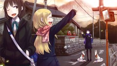 Anime girls school uniforms ayakura juu original characters 