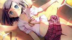 Anime girls school uniforms Kantoku (artist) Hentai Ouji to 
