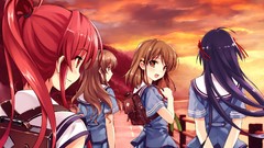 Anime girls school uniforms misaki kurehito nakano hinata 