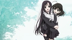 Anime girls school uniforms school days katsura kotonoha 