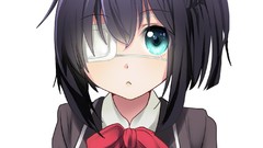 Anime girls school uniforms takanashi rikka chuunibyou demo koi 