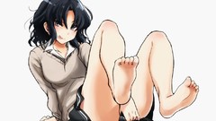 Anime girls school uniforms tanamachi kaoru Simple Background 