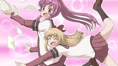 Anime girls school uniforms yuru yuri Sugiura Ayano Toshinou 