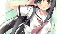 Anime girls seifuku amesarasa visual novels Kantoku (artist)