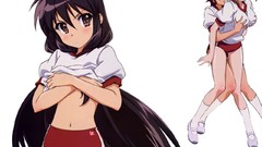 Anime girls shakugan no shana yoshida kazumi Simple Background