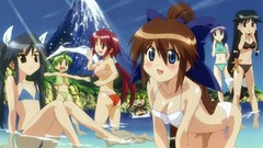 Anime girls swimsuits Nagasarete Airantou