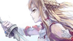 Anime girls sword art online yuuki asuna