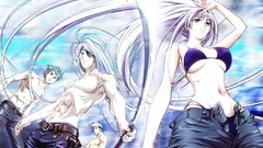 Anime girls swordsman