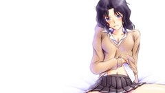 Anime girls tanamachi kaoru Simple Background Amagami SS