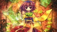 Anime girls touhou capura lin hieda no akyuu video games 