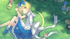 Anime girls touhou cirno komeiji koishi kazami yuuka alice 