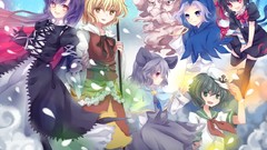 Anime girls touhou murasa minamitsu houjuu nue Hijiri Byakuren 