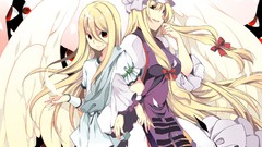 Anime girls touhou yakumo yukari inazuma eleven