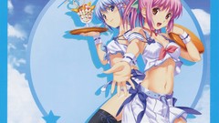 Anime girls tropical kiss