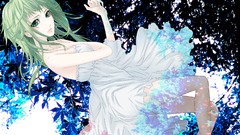 Anime girls vocaloid summer dress Megpoid Gumi