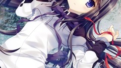 Anime glasses anime girls blue eyes mahou shoujo madoka magica 