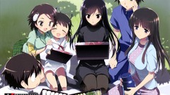 Anime glasses anime girls pantyhose accel world arita haruyuki 