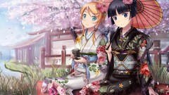 Anime Gokō Ruri anime girls kousaka kirino kimono gokou ruri