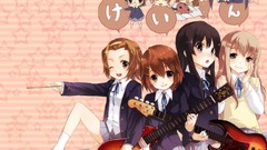 Anime guitars akiyama mio k - on nakano azusa hirasawa yui 