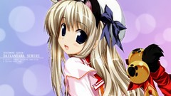 Anime hats blondes blush anime girls blue eyes school uniforms 