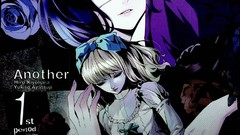 Anime horror illustrations scans Another (anime series)