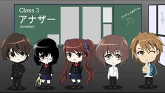 Anime Japanese Chibi anime girls misaki mei Another (anime 