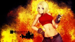 Anime king of fighters Blue Mary