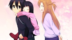 Anime kirigaya kazuto sword art online yuuki asuna Yui-MHCP001