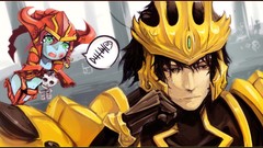 Anime League of Legends shyvana Jarvan IV Jarvan