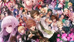 Anime Leon anime girls hinata fukawa touko makoto Ibuki Hifumi 
