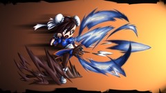 Anime lighting paintings drawings anime girls fan art chun-li 