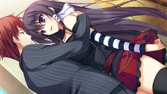 Anime long hair anime girls tomose shunsaku game cg 