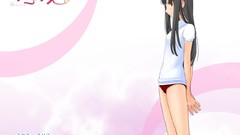 Anime long hair brunettes kimikiss gym uniforms