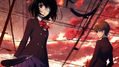 Anime long hair school uniforms short hair misaki mei scenic 