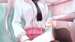 Anime long hair thigh highs oouso