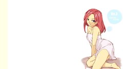 Anime mahou sensei negima Simple Background Asakura Kasumi