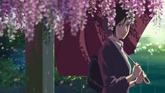 Anime Makoto Shinkai artwork the garden of words