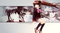Anime Manga anime girls school uniforms little busters natsume 