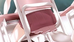 Anime Manga blondes skirts school uniforms thigh highs 