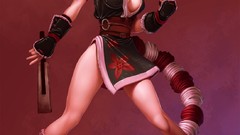 Anime Manga colors anime girls mai king of fighters video games 
