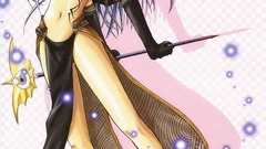 Anime Manga com neko cajado