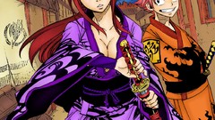 Anime Manga kimono fairy tail Scarlet Erza Dragneel Natsu Erza 