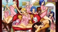 Anime Manga party fairy tail levy mcgarden kanna Wendy mirajane 