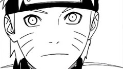 Anime Manga uzumaki naruto naruto shippuden anime boys uncolored