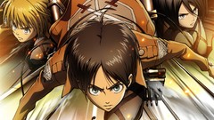 Anime mikasa ackerman shingeki no kyojin eren jaeger Armin 