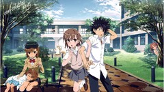 Anime misaka mikoto railgun kamijou touma toaru kagaku no 