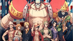 Anime monkey d luffy Nico Robin Straw Hat tony tony chopper One 