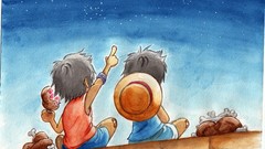 Anime monkey d luffy portgas d ace One Piece (anime)